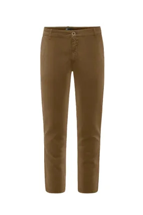 Bomboogie pantalone casual da uomo Chino PMSPYTGBW3 189 bisonte Comfy Stretch Stretchable Fabric