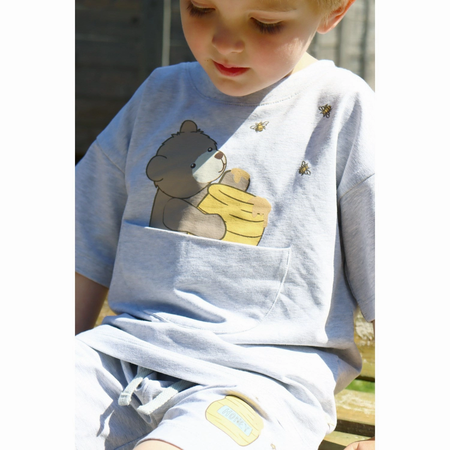 No Slip Grip Polyester shorts That's Mine X Luksusbaby Bees And Bears Lucas Set