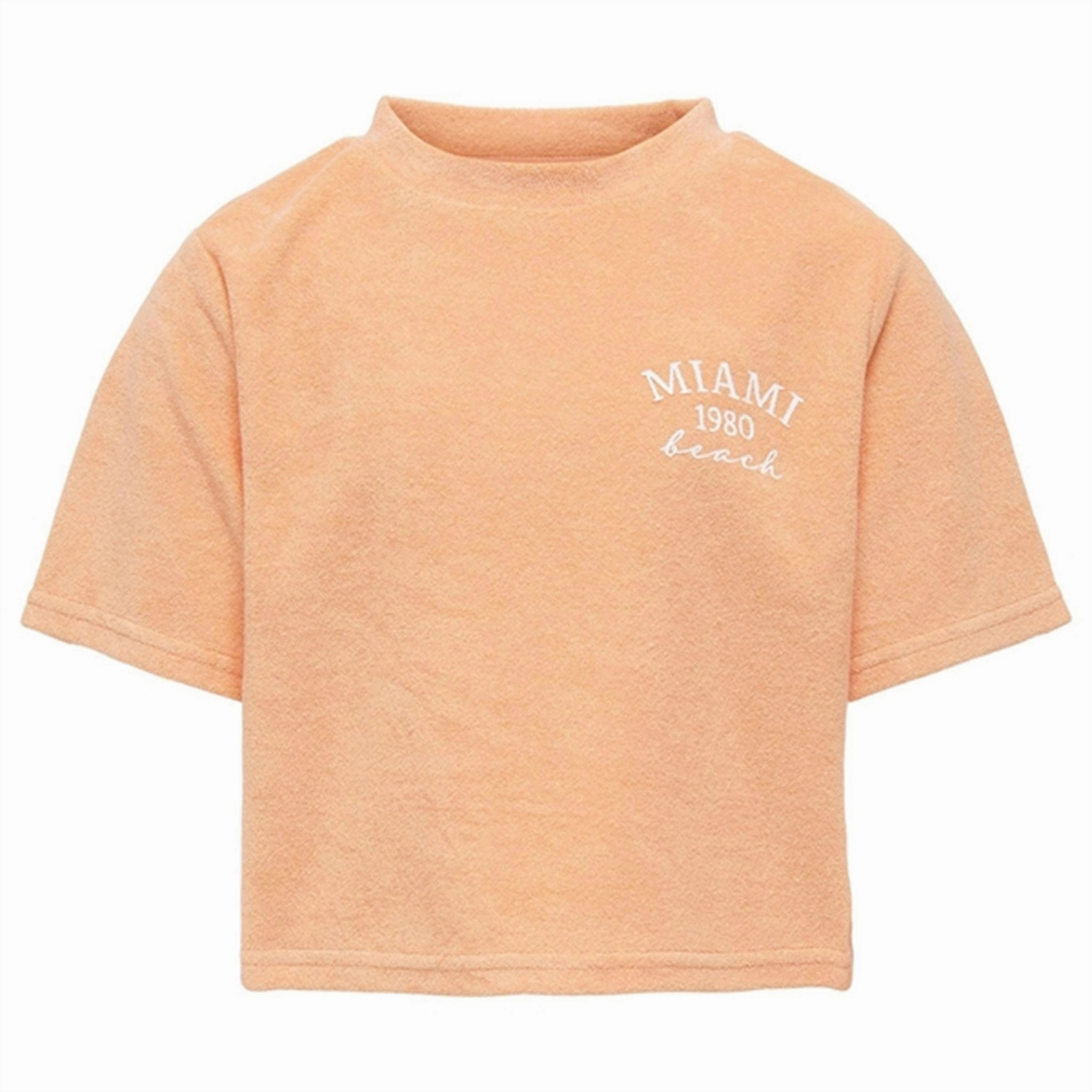 StretchFabric Sporty Style Wear Kids ONLY Orange Chiffon Lelu Sweat Top