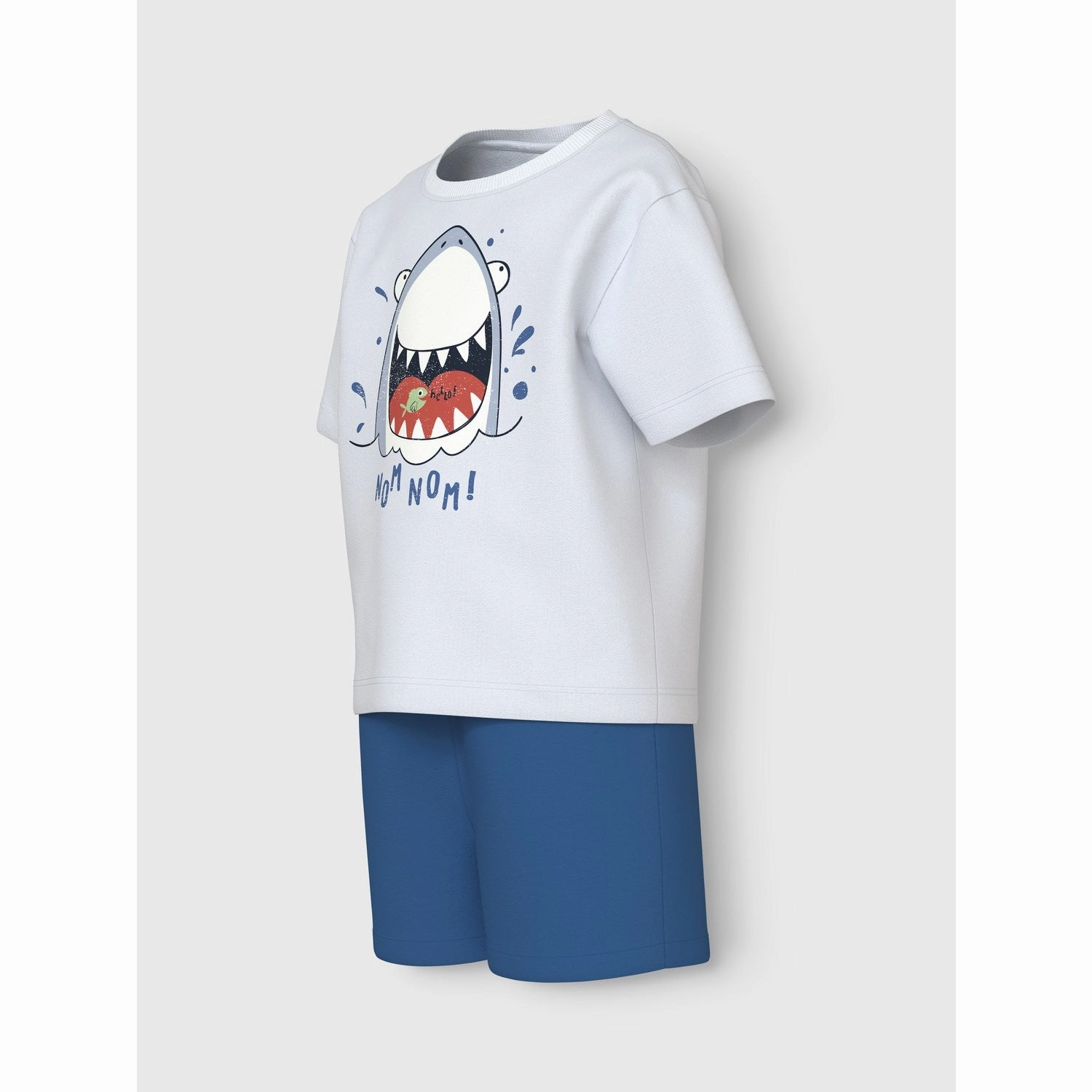 Breathable mesh Multi Directional Flex Name It Bright White Vigor Regular Shorts Set