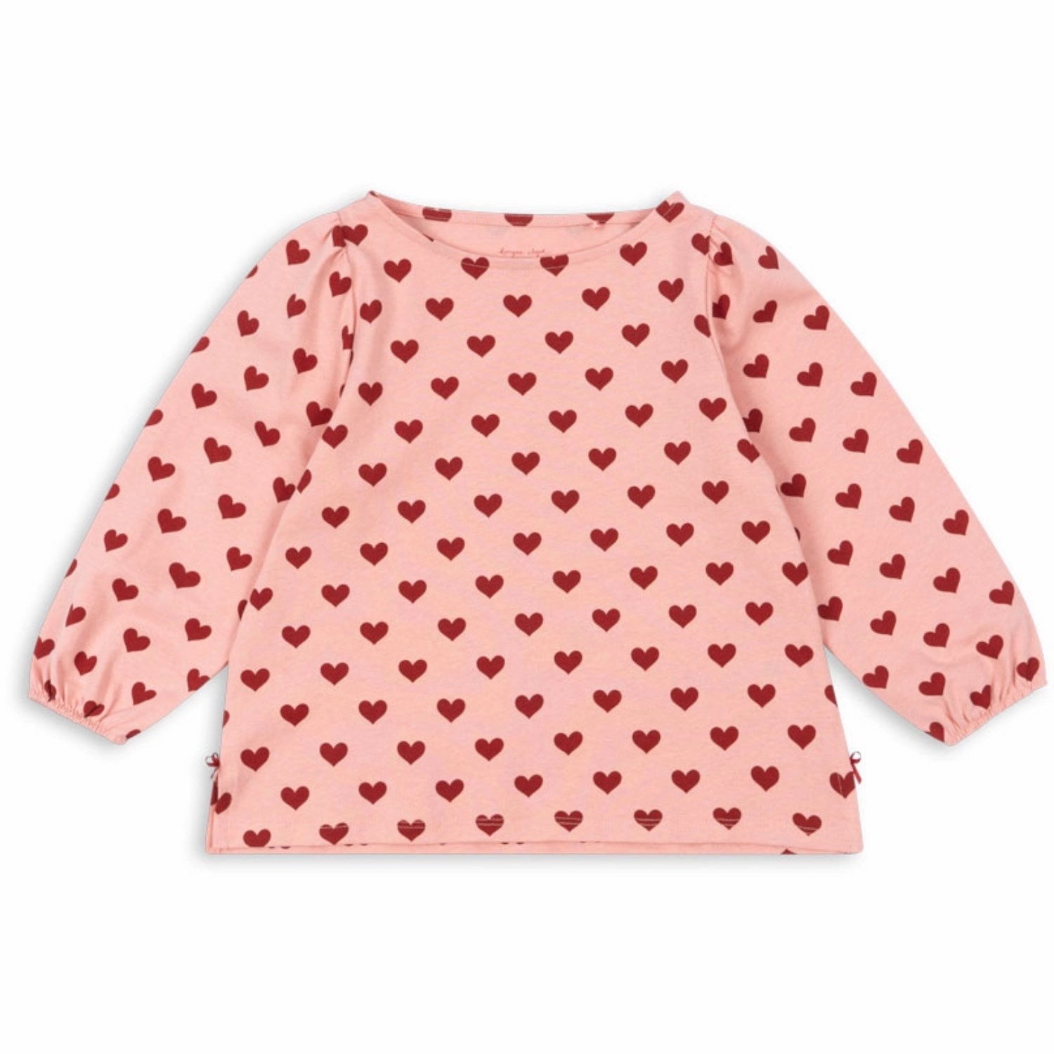 Tropical theme Konges Sl?jd Amour Rouge Drey Slit Blouse Gots