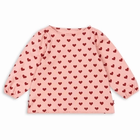 Tropical theme Konges Sl?jd Amour Rouge Drey Slit Blouse Gots