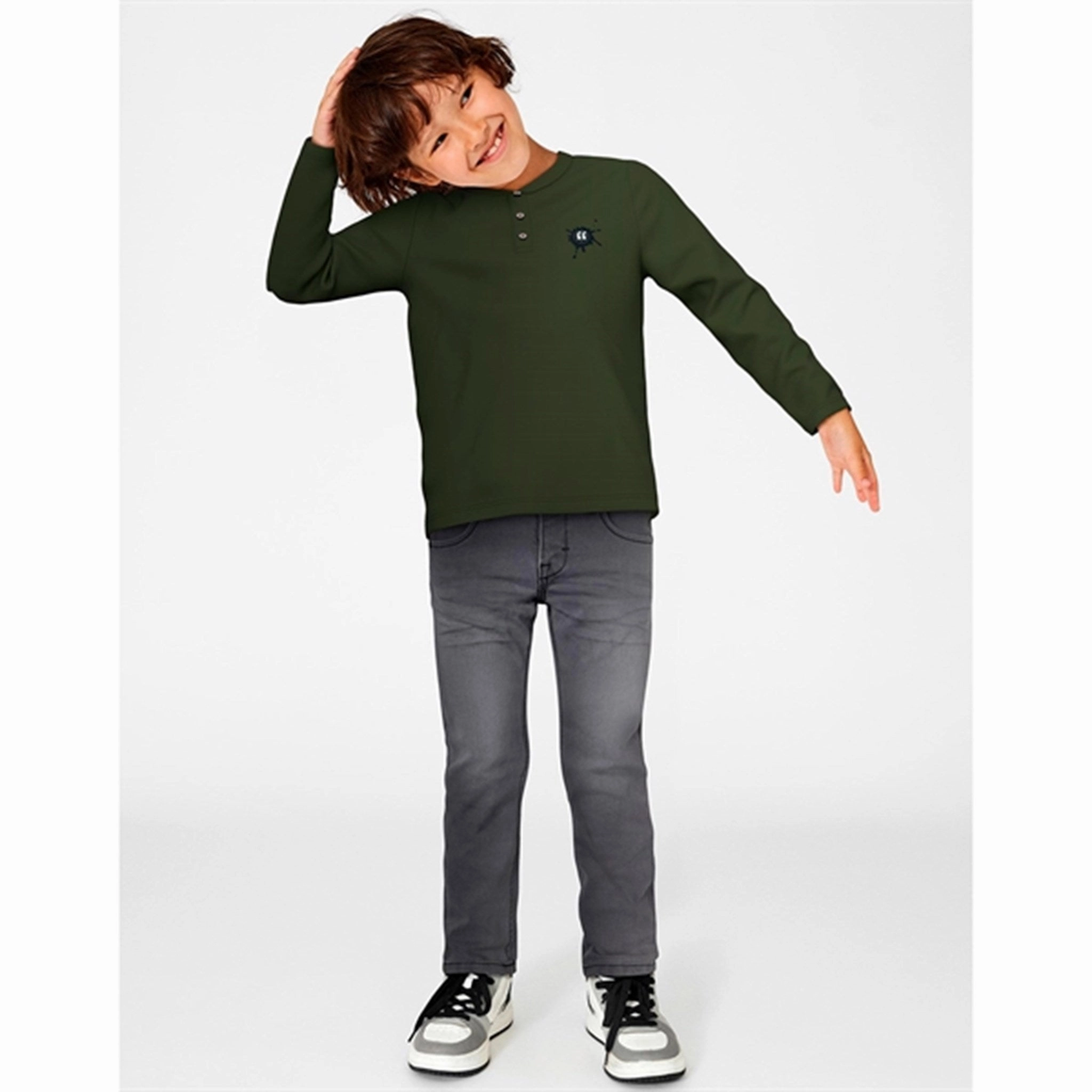 Name it Rifle Green Vothor Blouse Iconic look