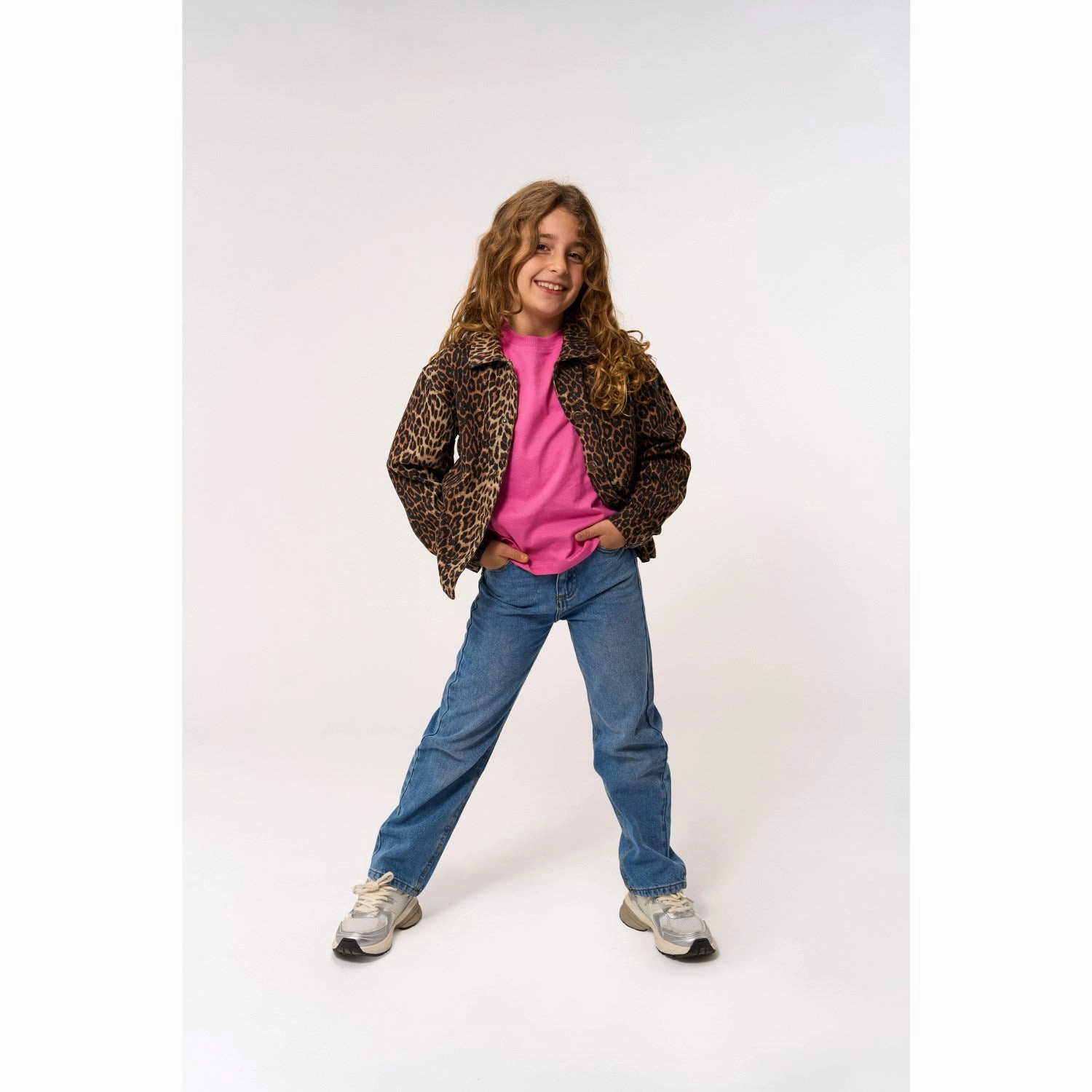 The New Feather Gray AOP TNPanya OS Denim Overshirt slim fit