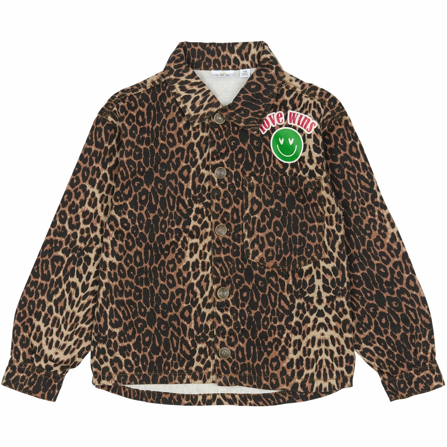 Ruffle Edge Comfort Fit The New Feather Gray AOP TNPanya OS Denim Overshirt