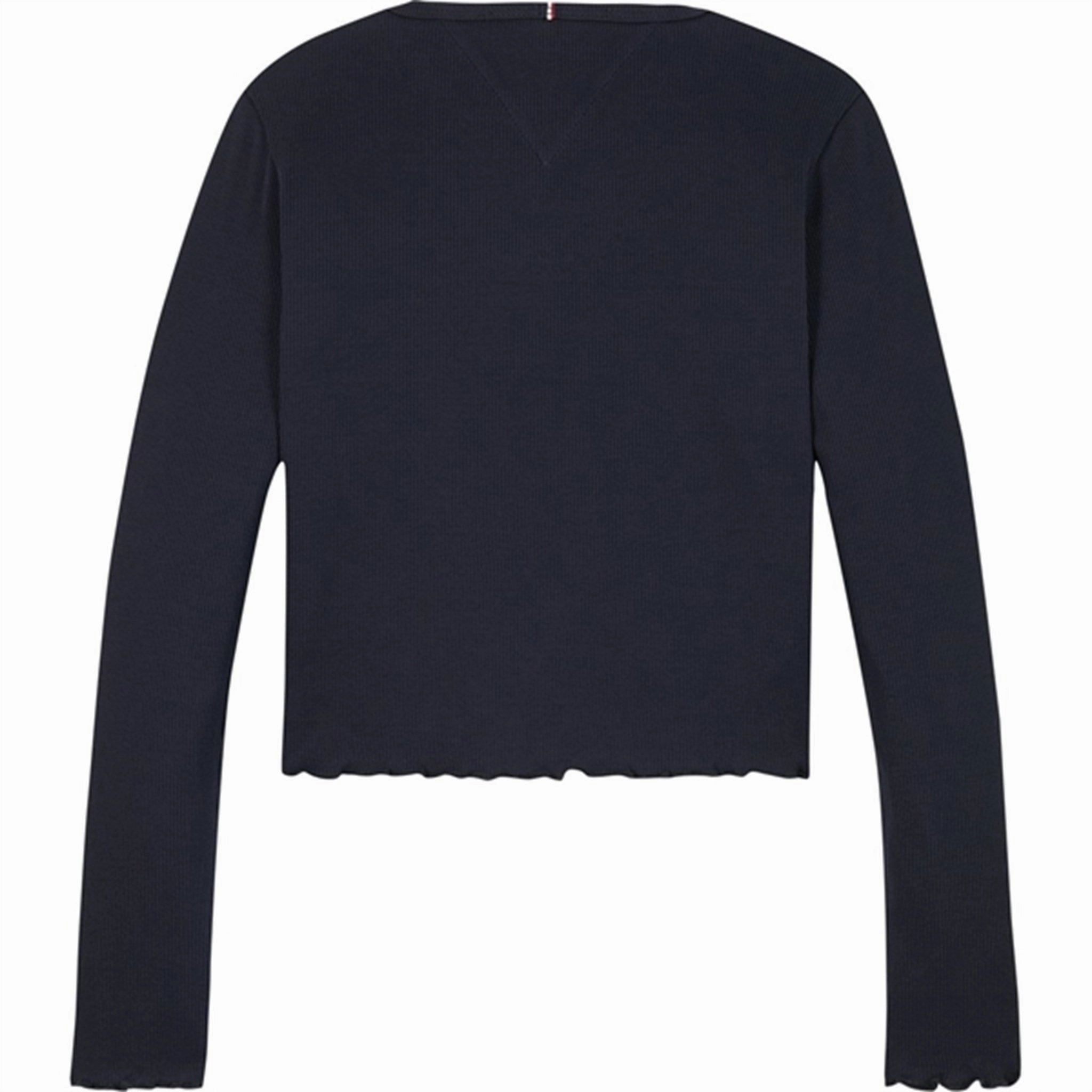 Evening Elegance Custom Fit Tommy Hilfiger Essential Rib Blouse Desert Sky