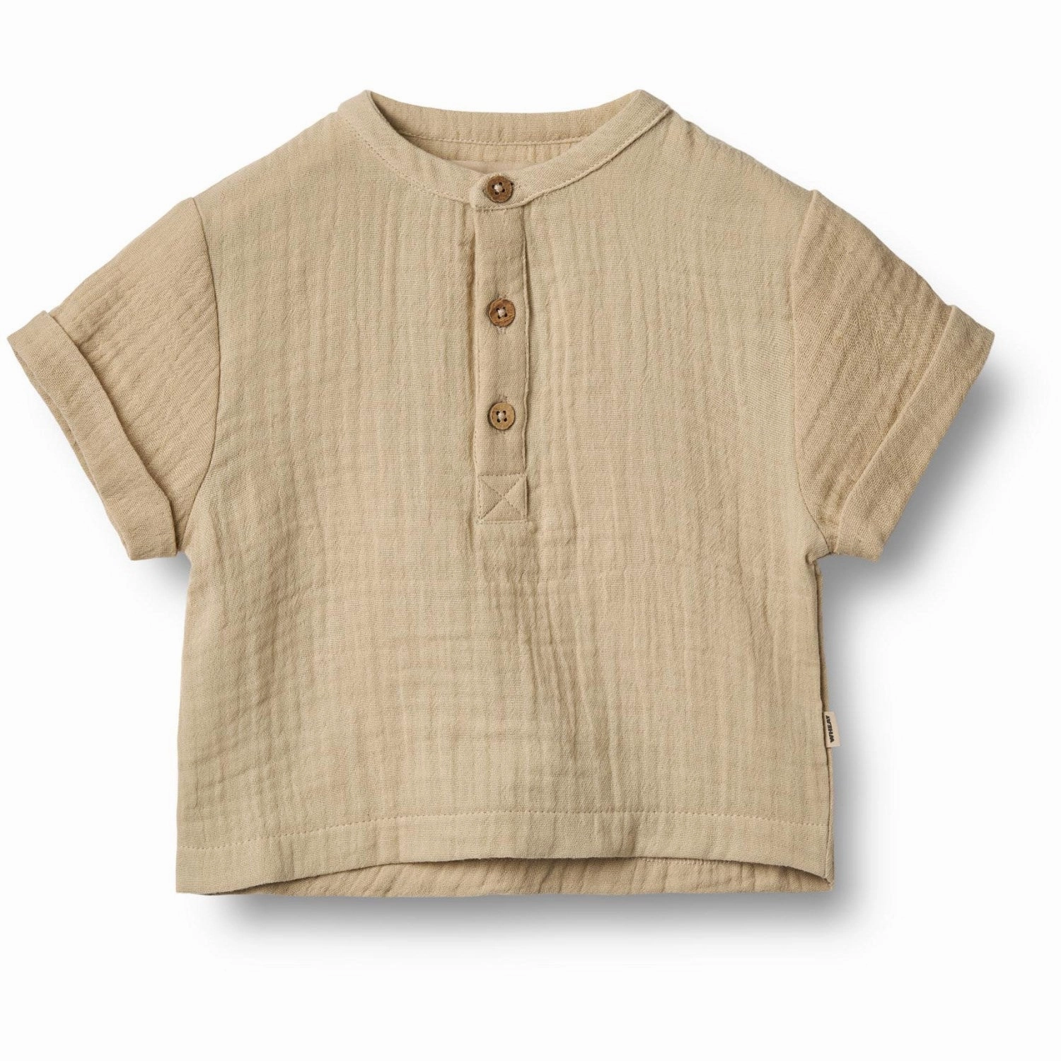 Casual Hangout High Density Weave Wheat Soft Sand Shirt S/S Svend