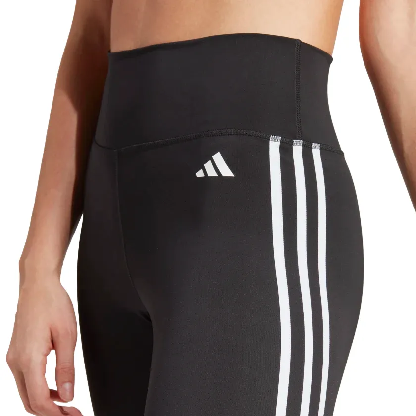 Adidas pantalone Leggings 7/8 da donna Train Essentials 3 strisce HT5438 nero-bianco Compression Zoned Panels Art Gallery