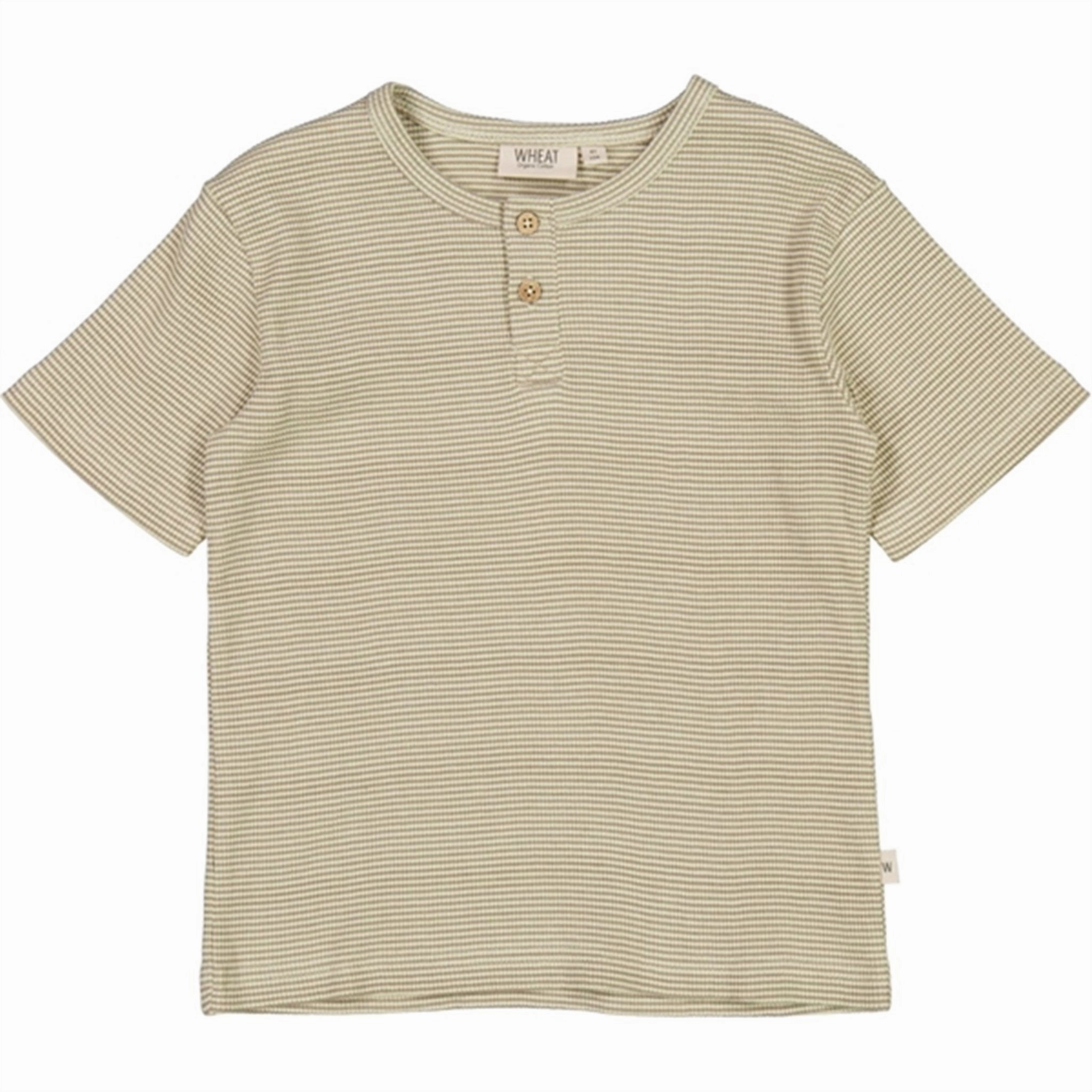 Wheat Warm Stone Stripe Lumi T-shirt Relaxed fit wear Timeless Comfort Wear