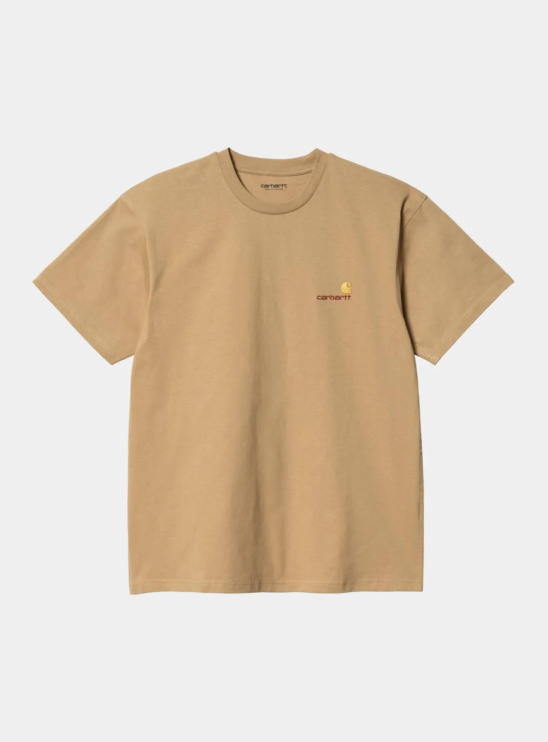 Carhartt T-shirt uomo manica corta American Script I029956 45 Dusty H Brown birthday party