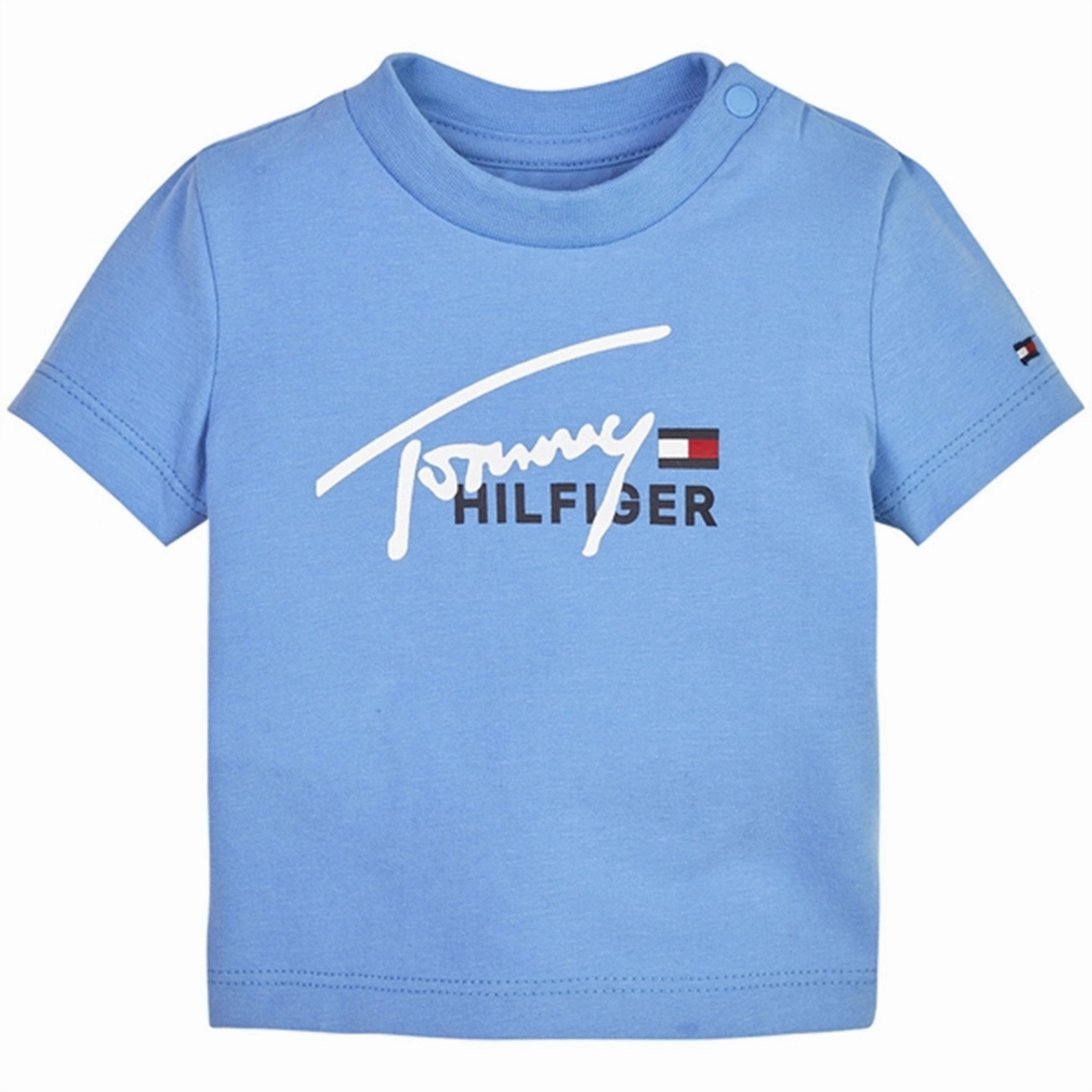 Tommy Hilfiger Baby Script Logo T-shirt Skysail Urban Casual