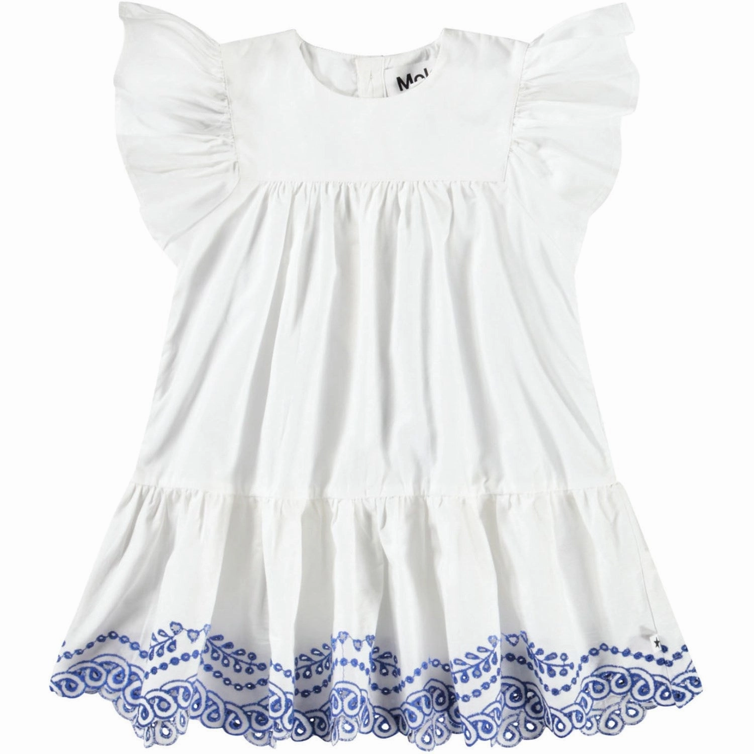 Molo Crisp White Cammas Dress SS Light Layers