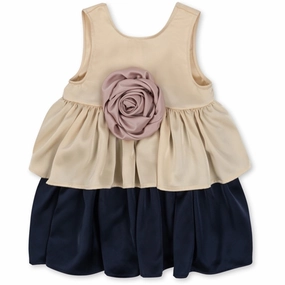 Konges Sl?jd Navy Blazer Rosie Dress Draped Silhouette