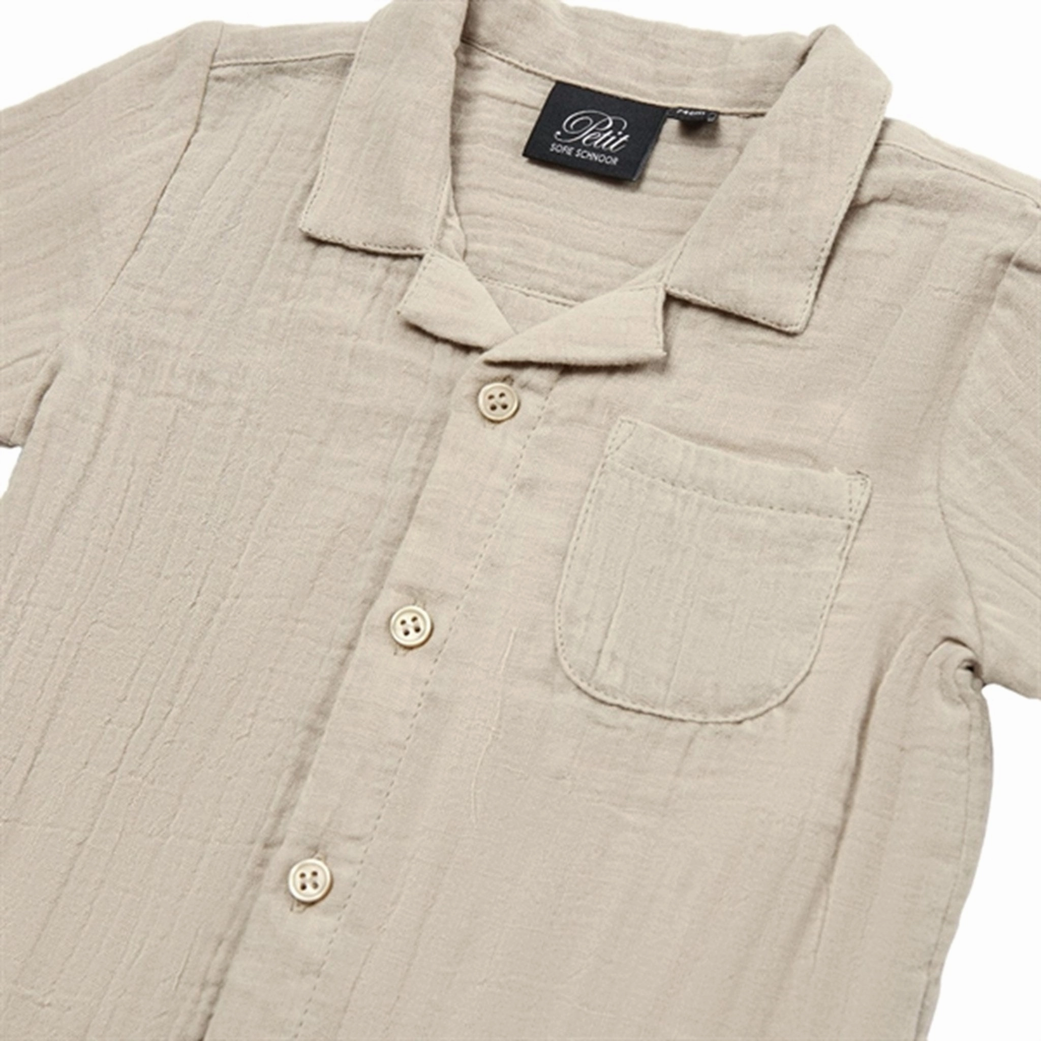 Sofie Schnoor Shirt Dark Sand Matte Look