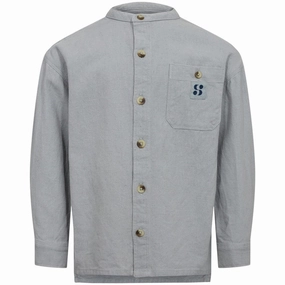 Sofie Schnoor Dusty Blue Shirt Lounge Comfort