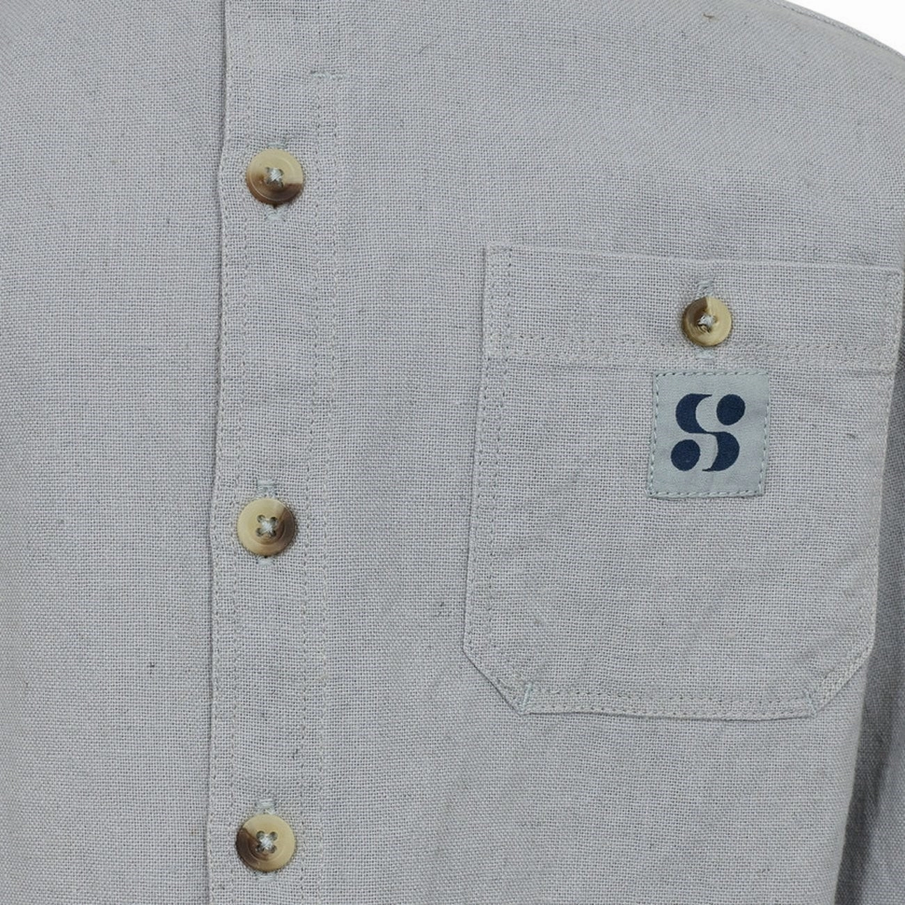 Stretchable Fabric Morning Comfort Sofie Schnoor Dusty Blue Shirt