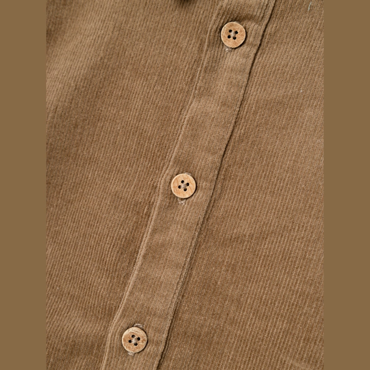 Lil'Atelier Sepia Tint Obert Corduroy Shirt Friends Meetup