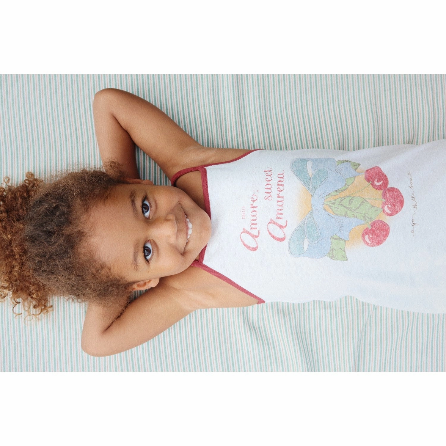 Konges Sl?jd Off White/Amarena Era Strap Dress Ocs Daily Comfort