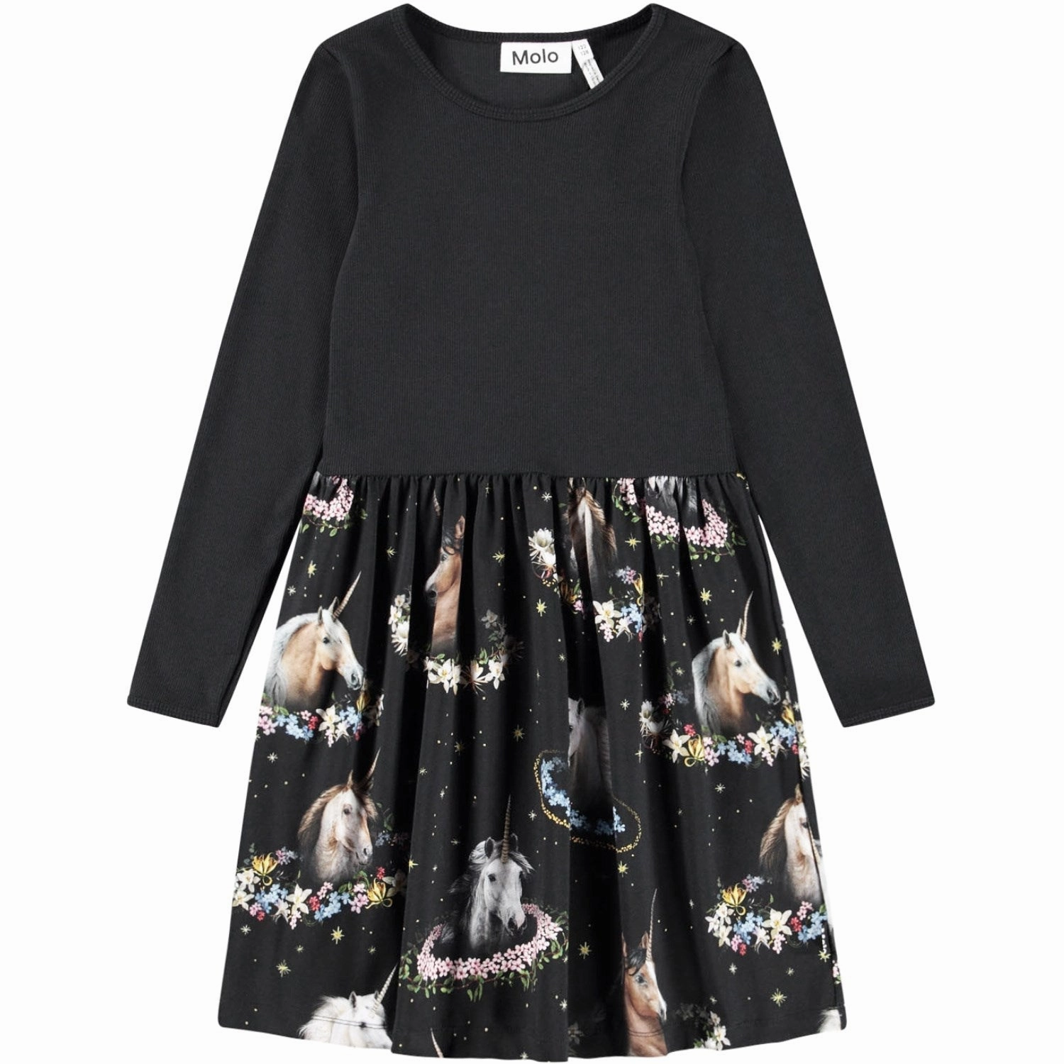 Molo Magical Galaxies Credence Dress LS Subtle Edge