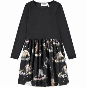 Loose Fit Molo Magical Galaxies Credence Dress LS