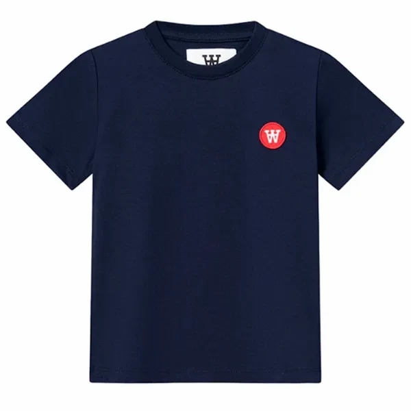 Wood Wood Navy Ola T-Shirt Functional Comfort vacation wear