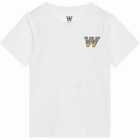 Reinforced Hemline Wood Wood White Ola Usaa T-Shirt