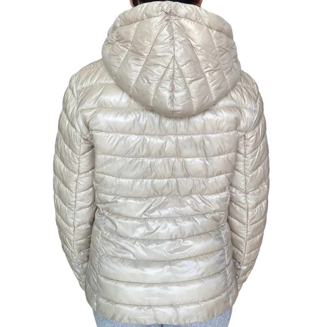 hypoallergenic suitable for e commerce Astrolabio giacca con cappuccio da donna 100 grammi CV87 095 beige