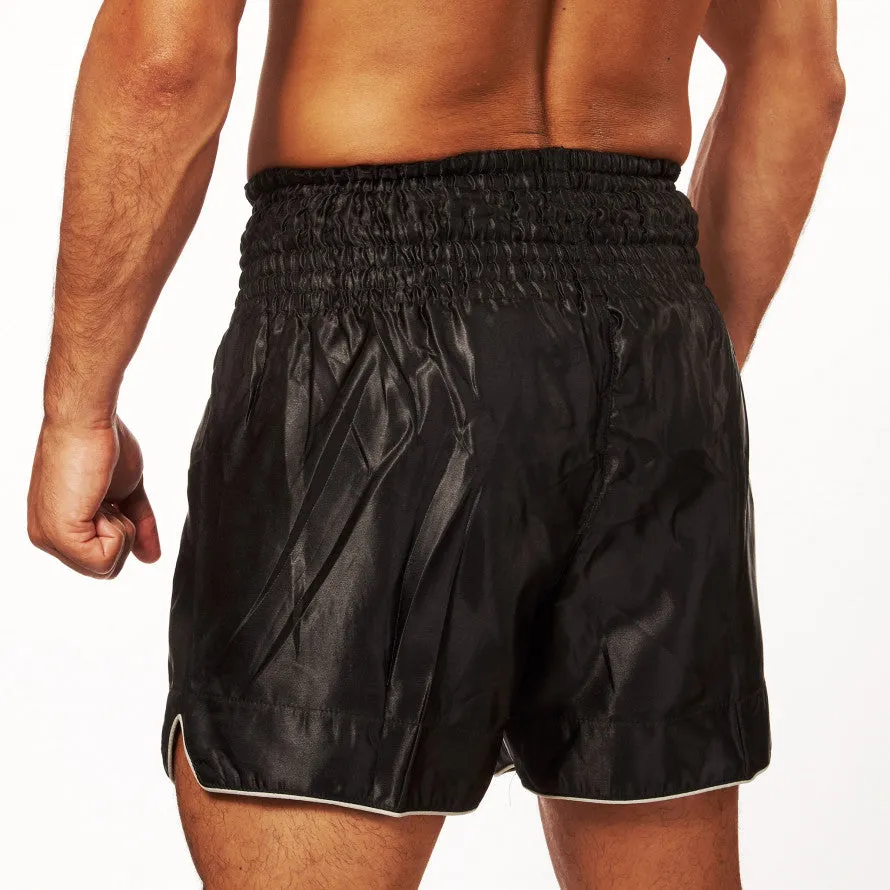 Casual Comfort Heat Ready Leone Pantaloncino da uomo per Kick-Thai Boxing kick/thai boxing AB766 black