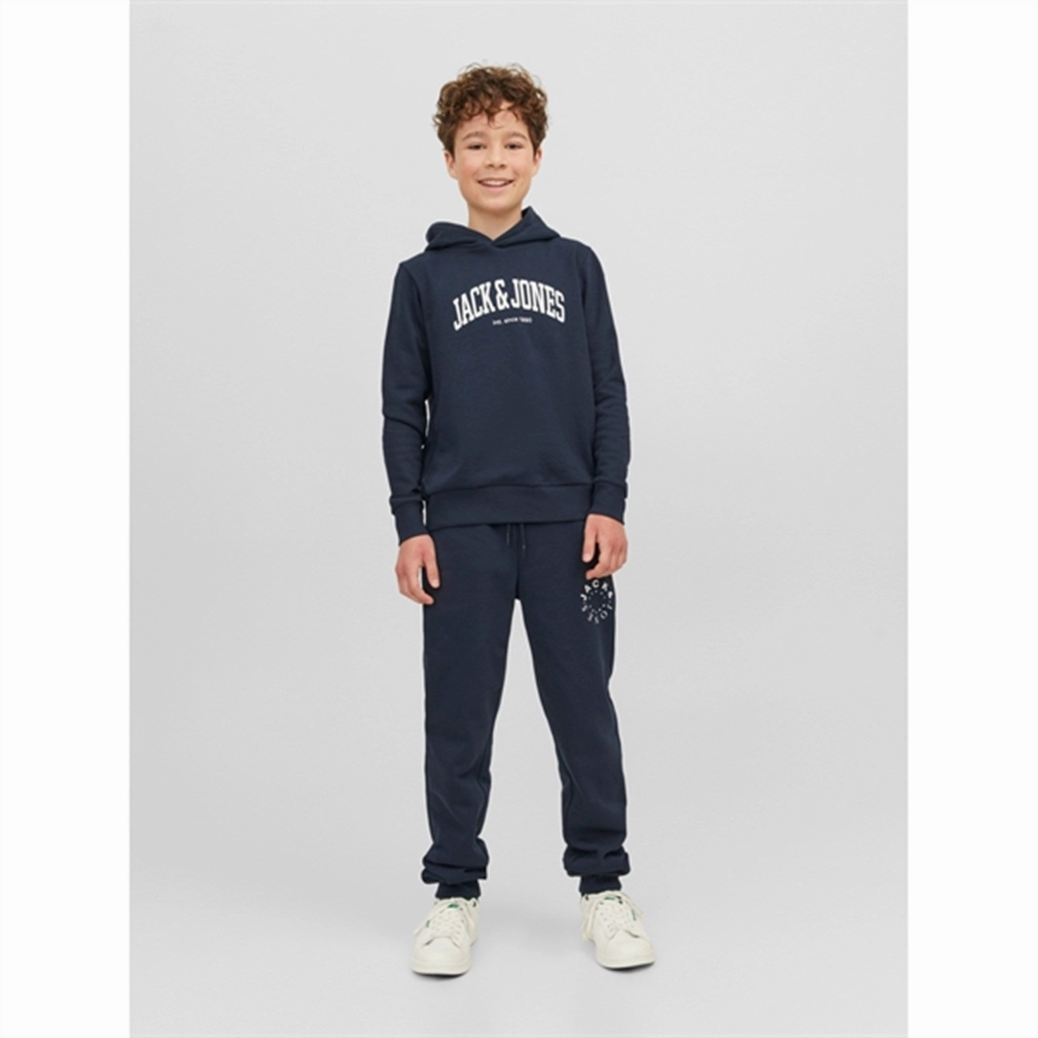 Jack & Jones Junior Navy Blazer Josh Sweat Hoodie Urban Outfit