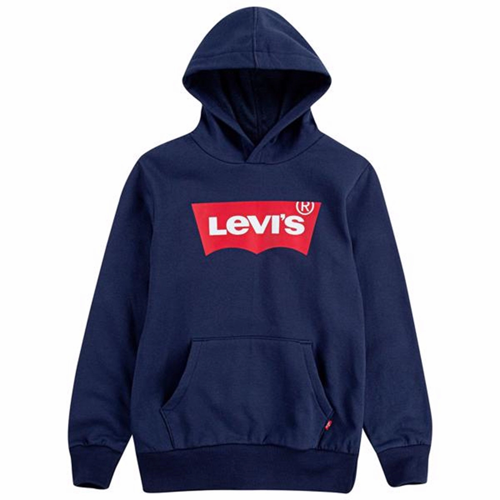Streetwear Style Levi's Sweatshirt Batwing Screenprint Dress Blues