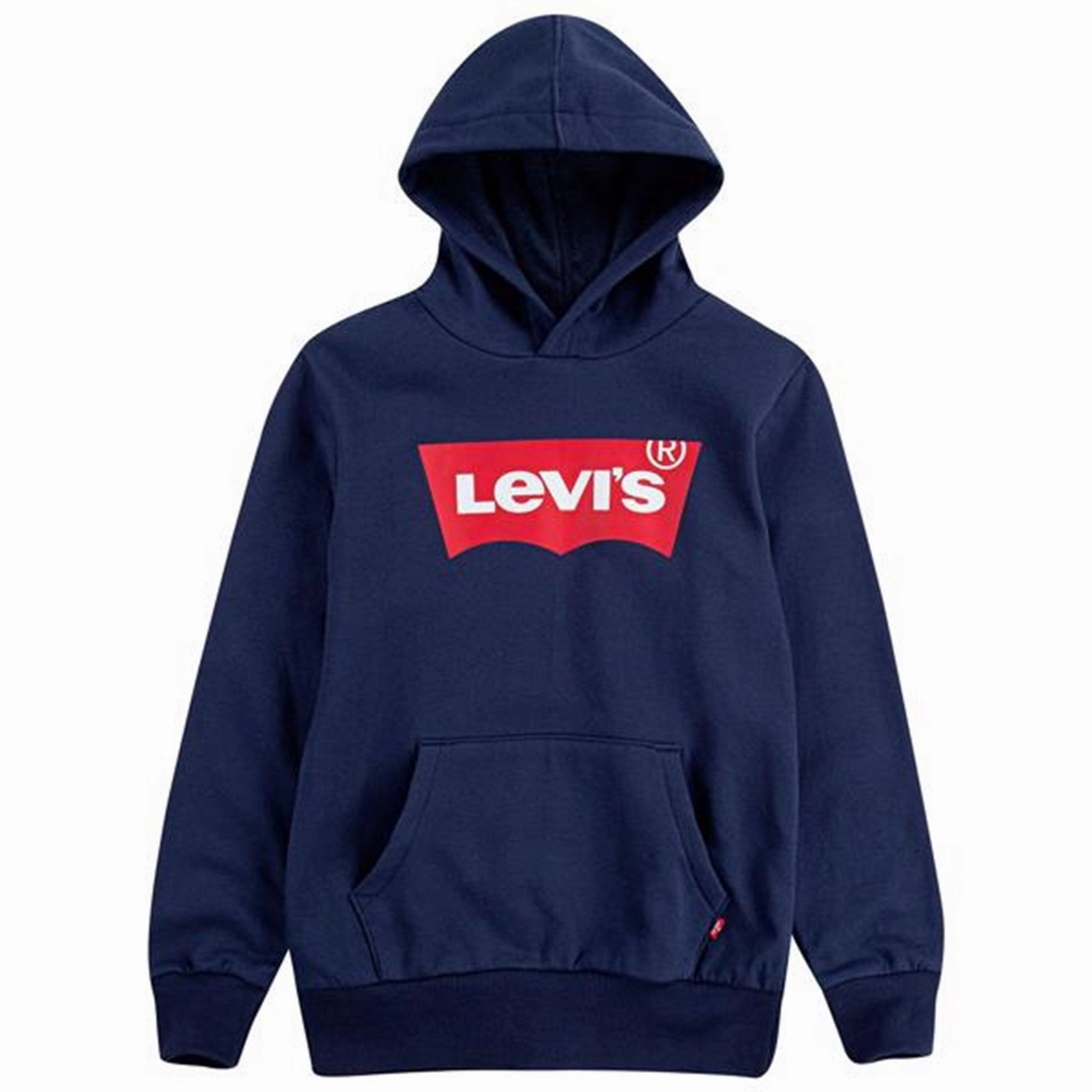 Trendy Style Bohemian style Levi's Sweatshirt Batwing Screenprint Dress Blues