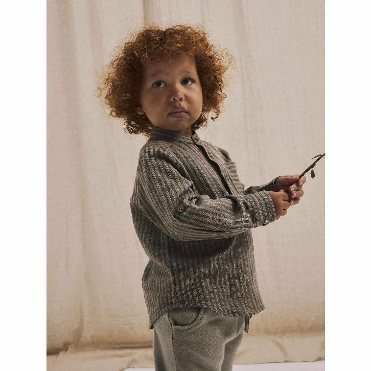 Clean Edge Trim Lil'Atelier Laurel Oak Lanu Loose Shirt