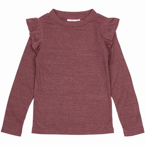 The New Crushed Berry Farah Blouse Warm Insulation