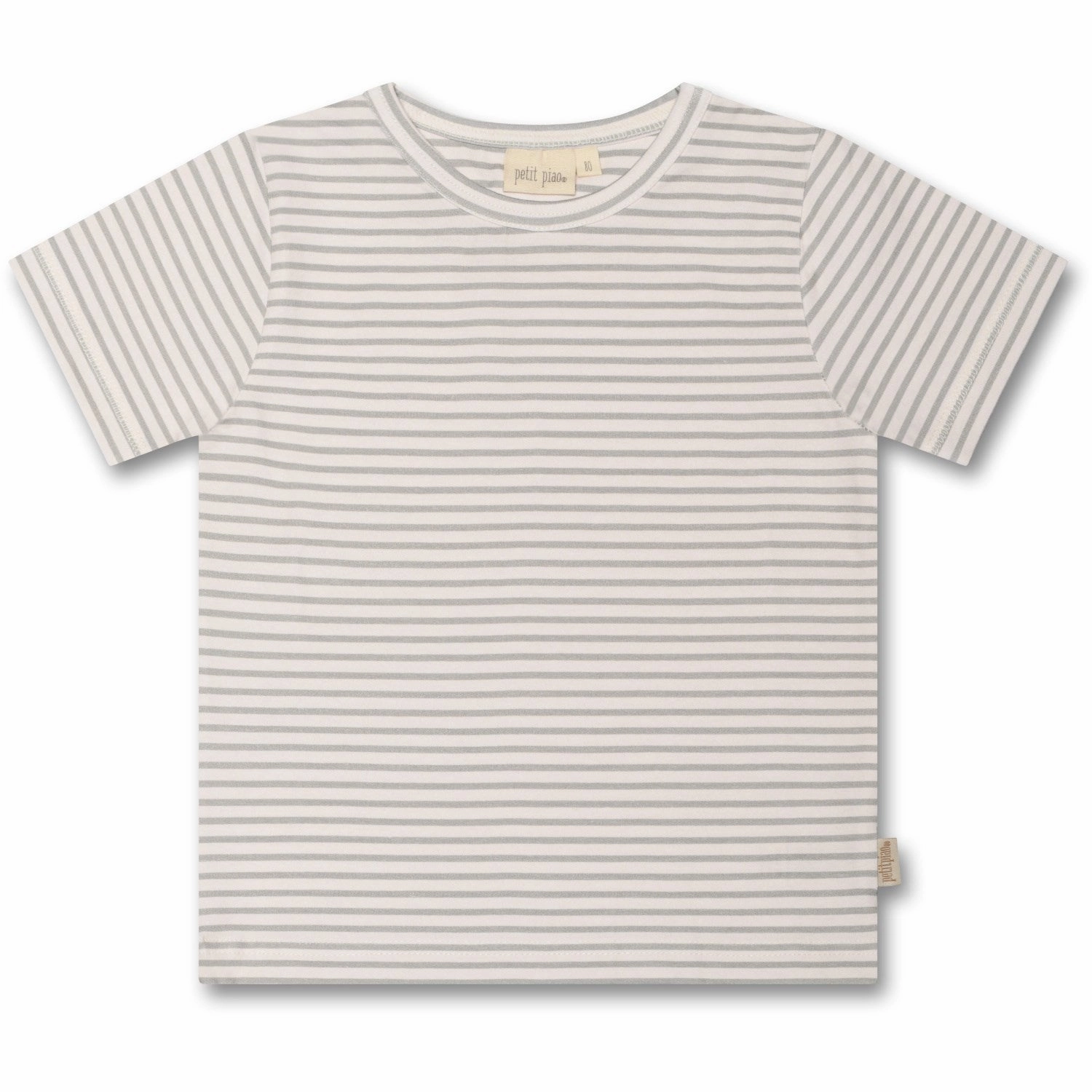 Relaxed fit style Petit Piao? Mineral Green T-shirt Baggy Sum Printed