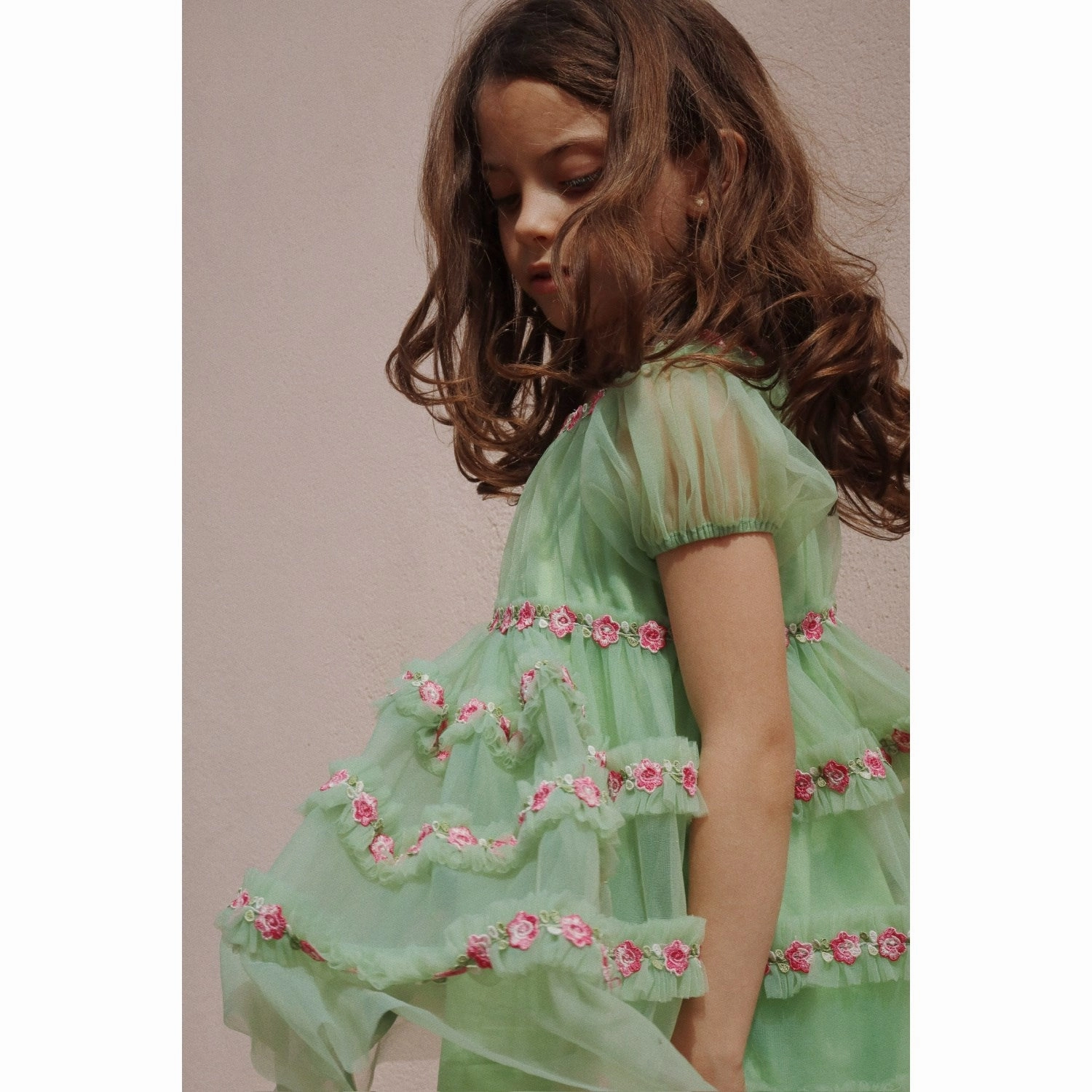 Konges Sl?jd Green Joelle Dress Mood Booster Tailored Fit