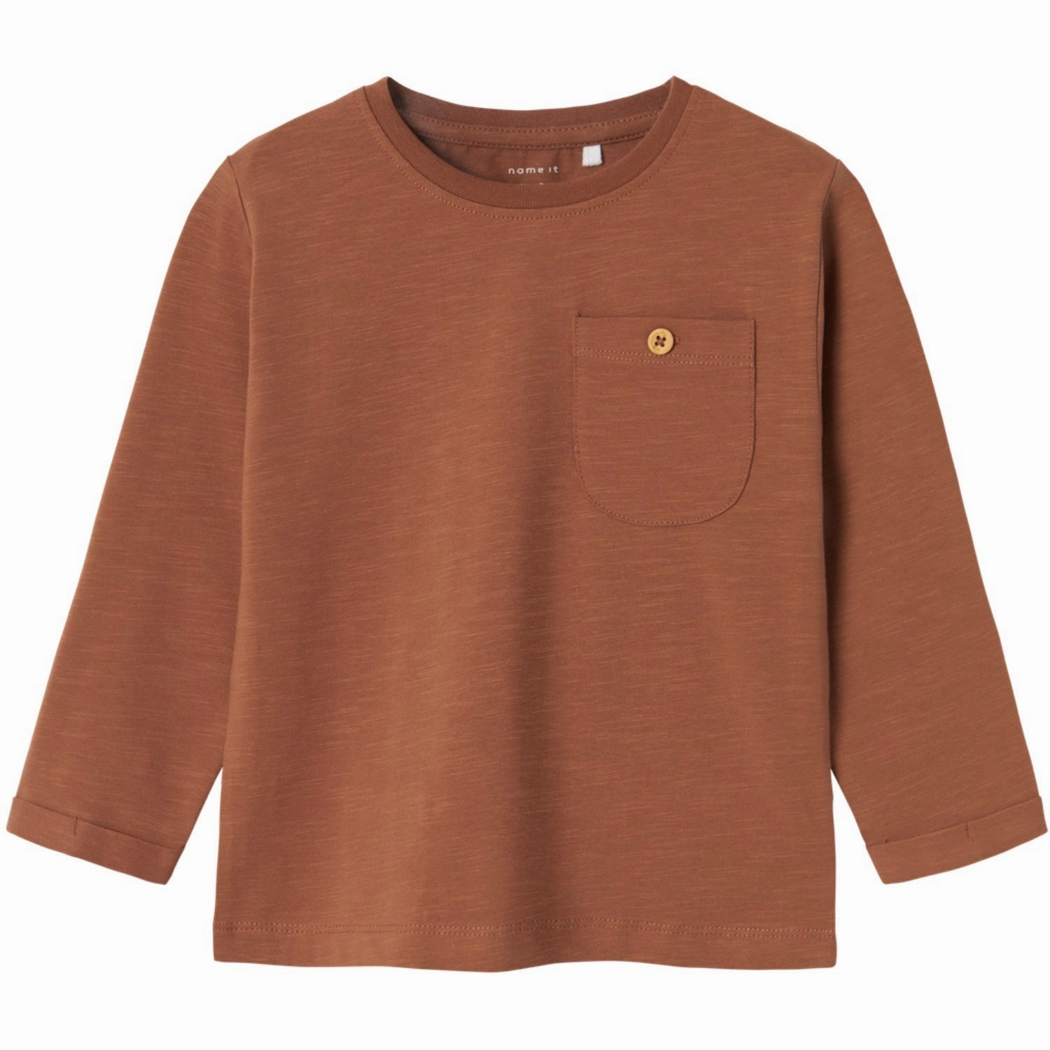 Layered Hemline Name It Pecan Pie Nelka Blouse