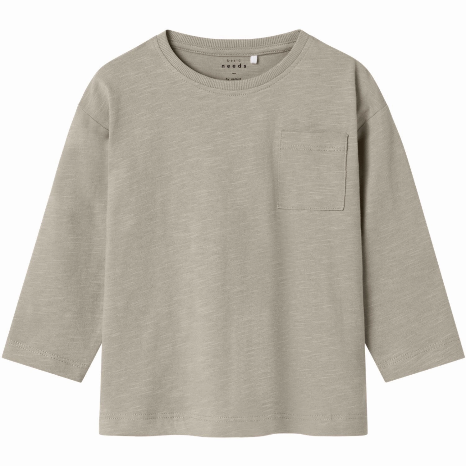 Name It Island Fossil Nmmvebbe Ls Rlx Top Performance Fabric No Slip Shoulder Grip