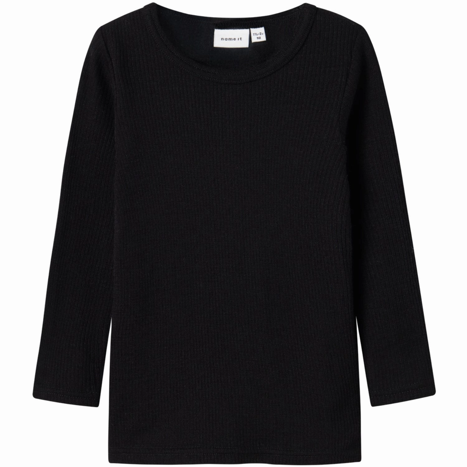 Name It Black Nmnwax Wool Rib Ls Top Noos mix and match