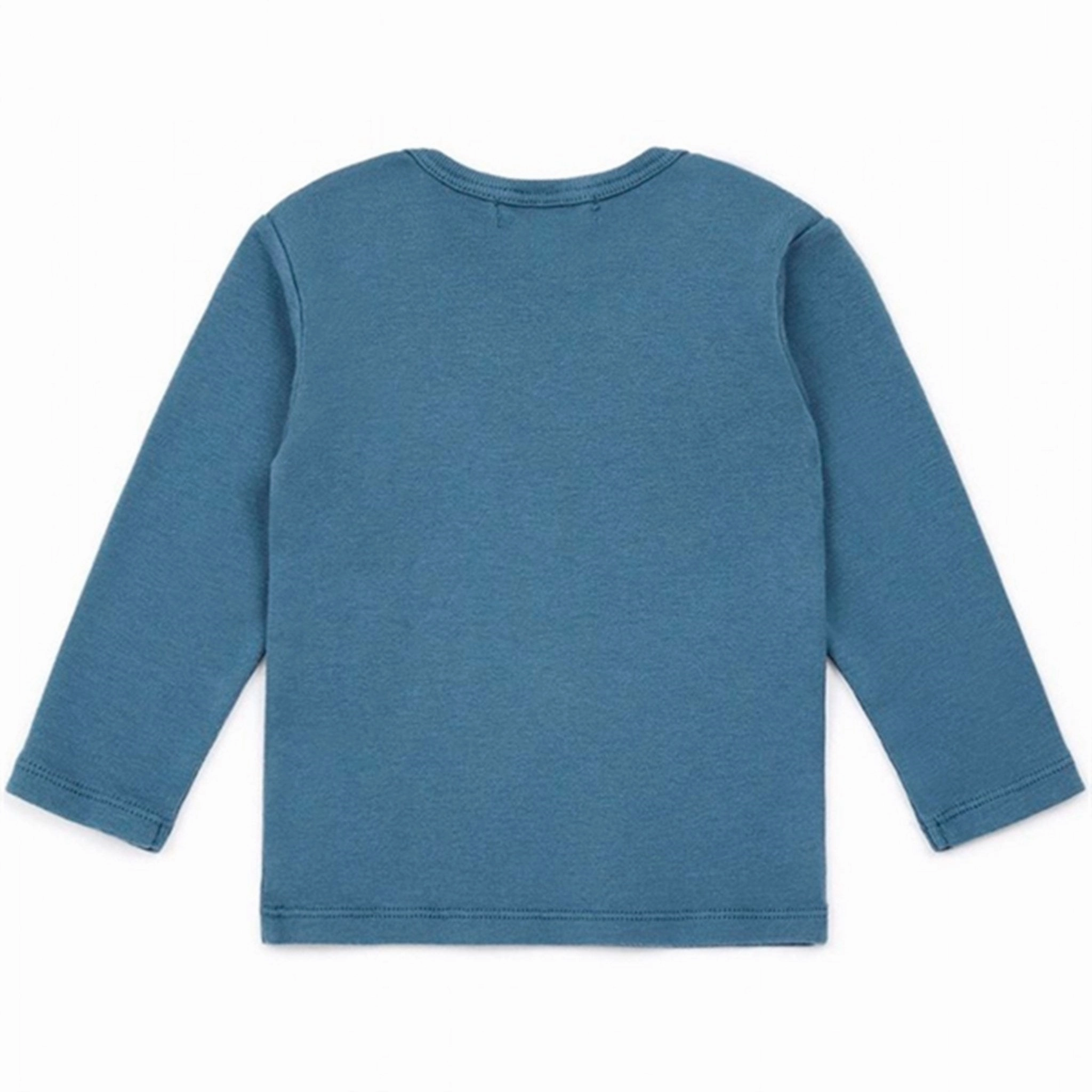 Pocket Detail BONTON Blue Tina Blouse