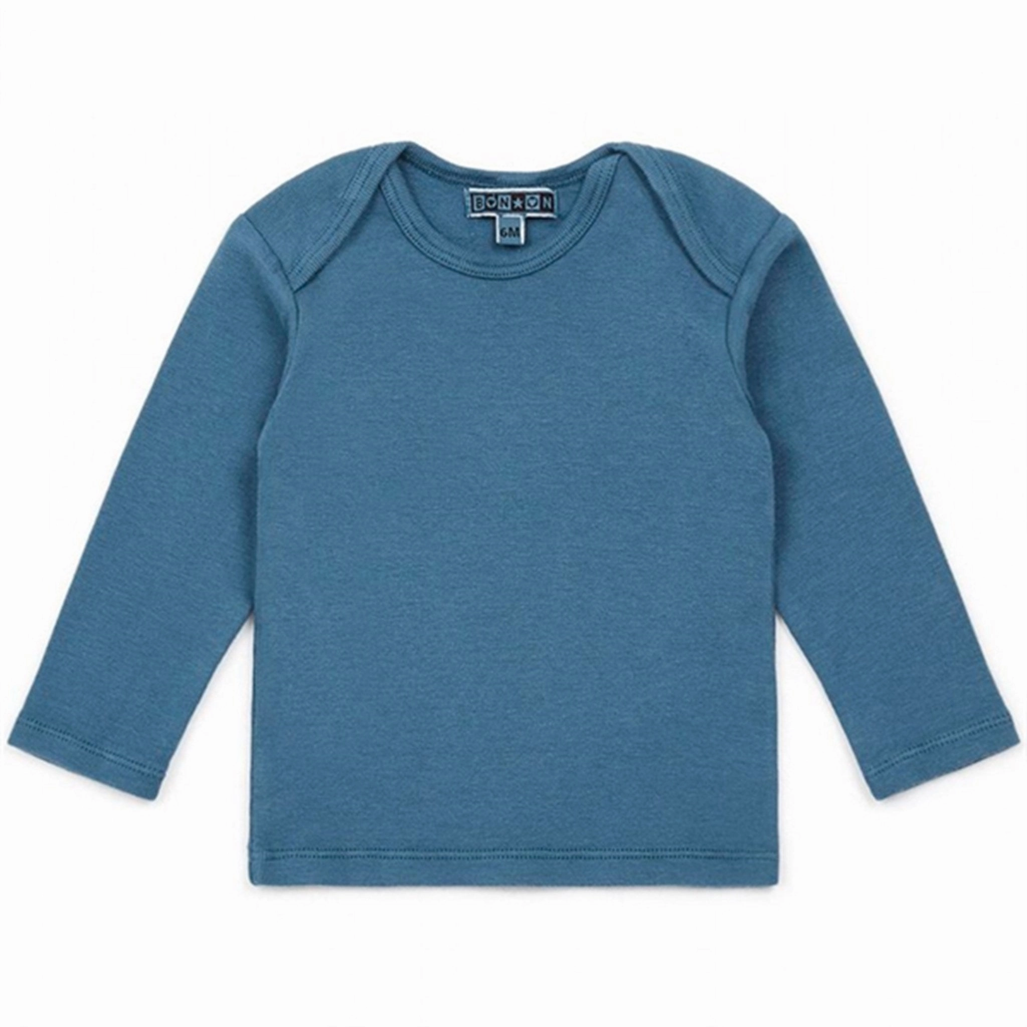 BONTON Blue Tina Blouse Anti Pill Treatment