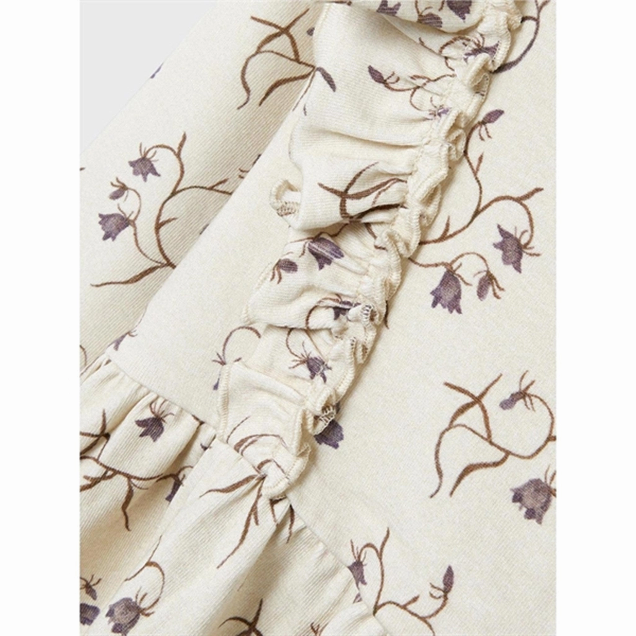 Lil'Atelier Turtledove/Flower Gaya Dress Work Ease Clean Vibe