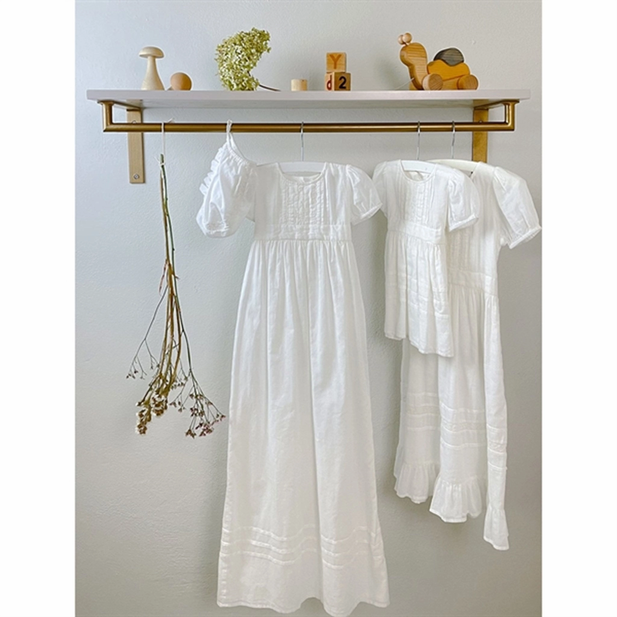 Pure Stitch MarMar Cloud Daisa Long Christening Gown