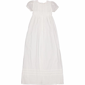 MarMar Cloud Daisa Long Christening Gown Sheer Light