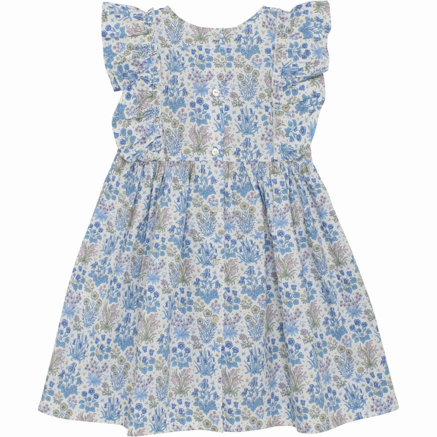 Huttelihut Soft Chambray Dress In Liberty Fabric Lounge Ready