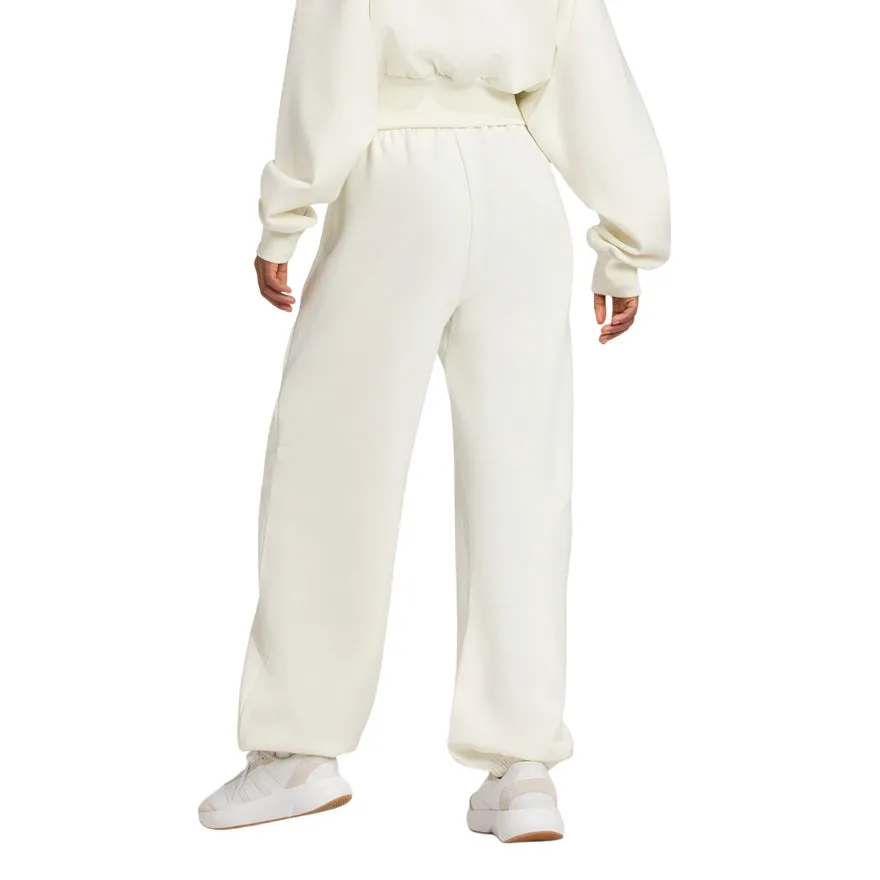 Shape Retention Pantalone Adidas Donna Ampio Soft Lux JV9896 - Off White