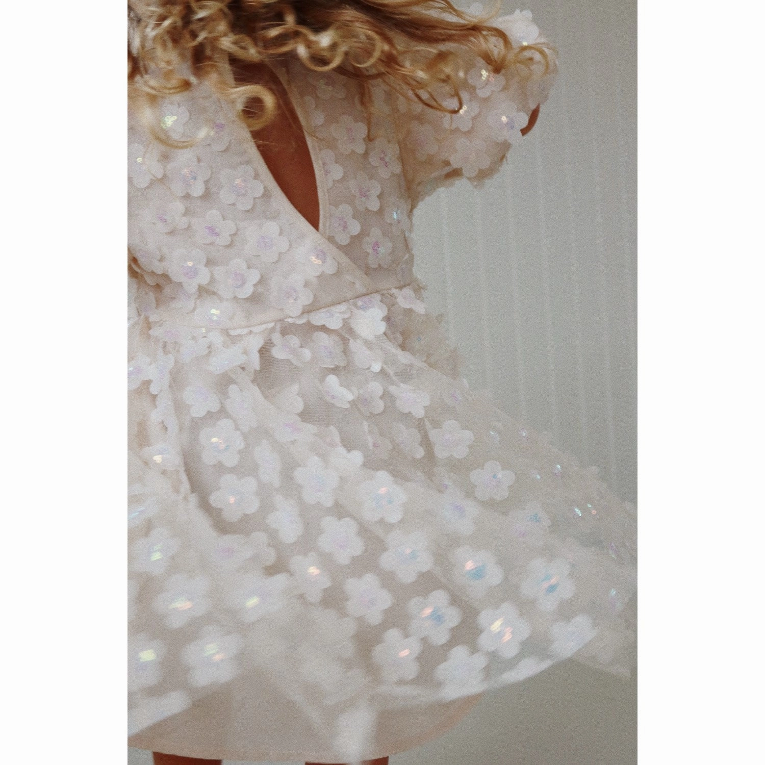 Konges Sl?jd Pearled Ivory Sally Dress Effortless Layer Wear