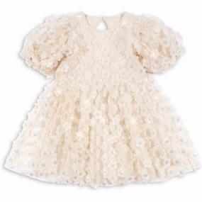 Konges Sl?jd Pearled Ivory Sally Dress Elegant Wearable Romantic Vibes