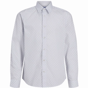 Stylish Element Jack & Jones Junior White Axel Print Shirt