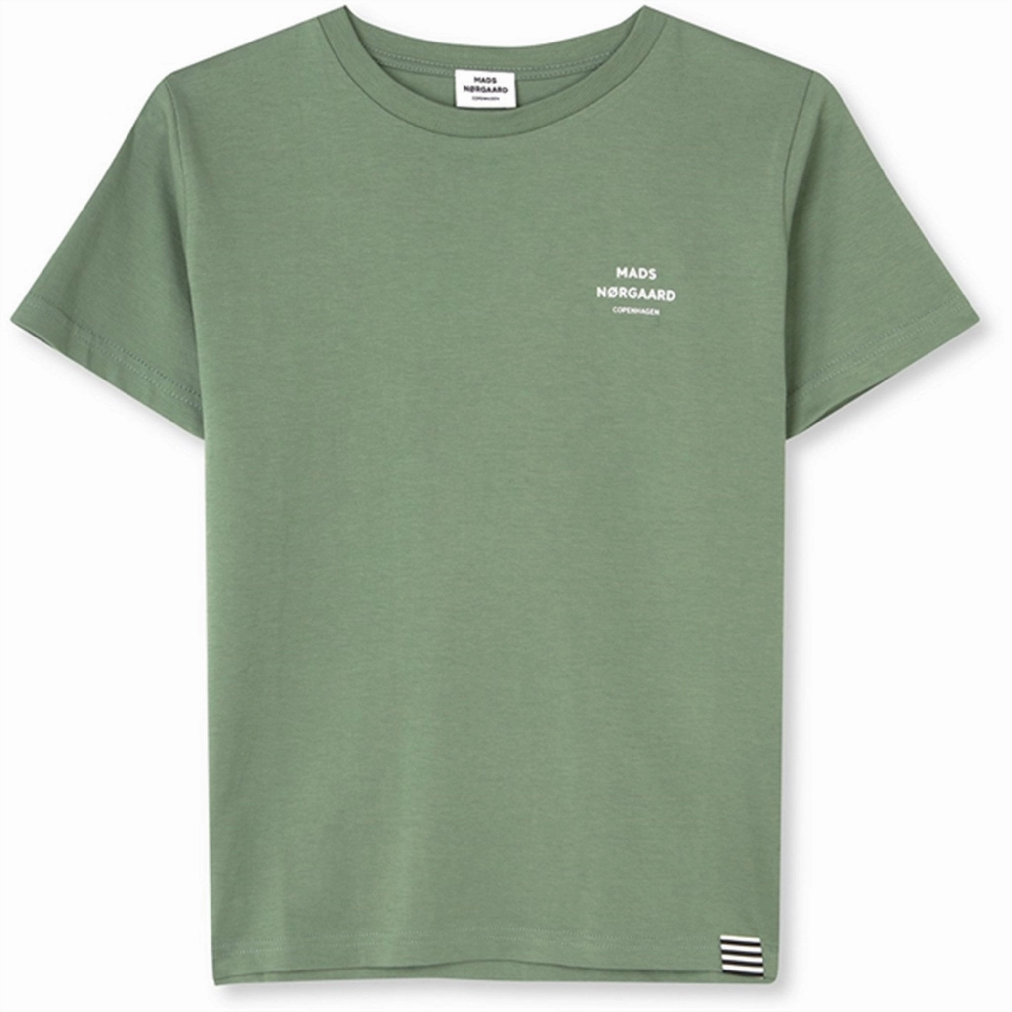 Mads N?rgaard Printed T-Shirt Thorlino T-Shirt Sea Spray spandex blend Cozy And Warm