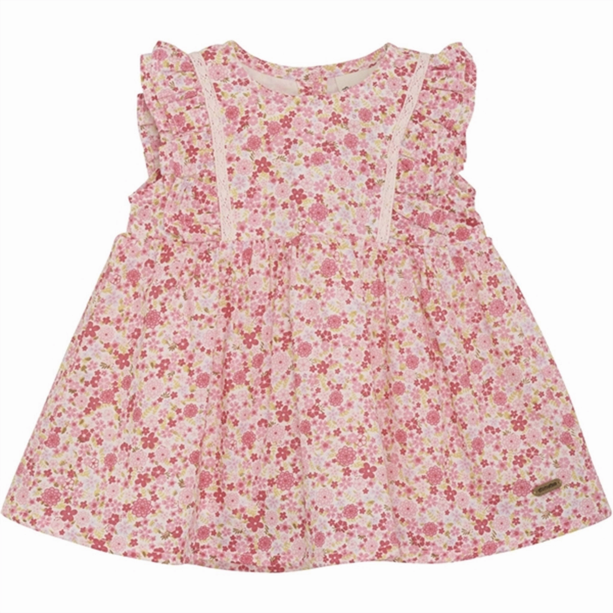 Minymo Pink Dogwood Dress AOP w. Lining garden wedding Daily Comfort